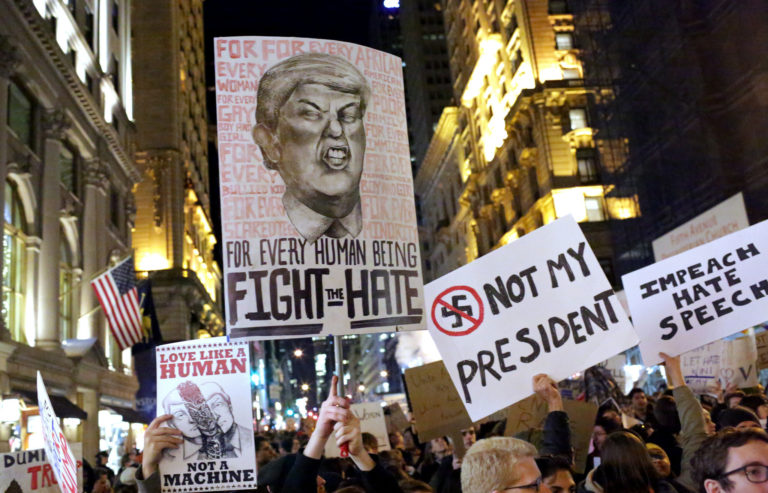 Trump Offers A Strong Response To Global Protests