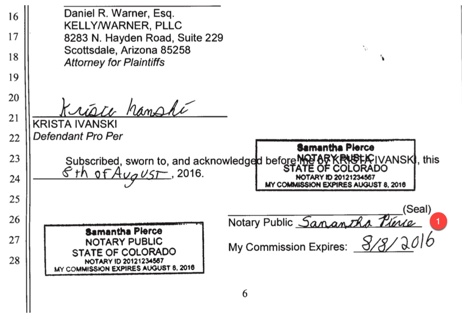 arizona investigation attorney warner fraud alleged legal daniel signatures under pierce samantha noticed digging krista deeper usaherald