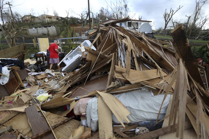 Puerto Rico ravaged by hurricanes