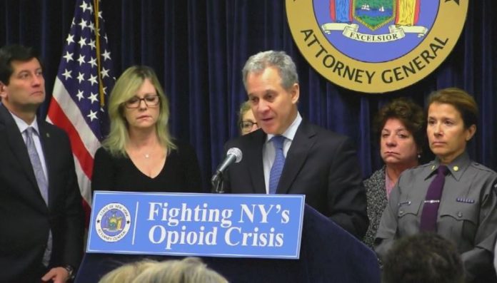 New York AG Schneiderman takedown drug trafficking ring