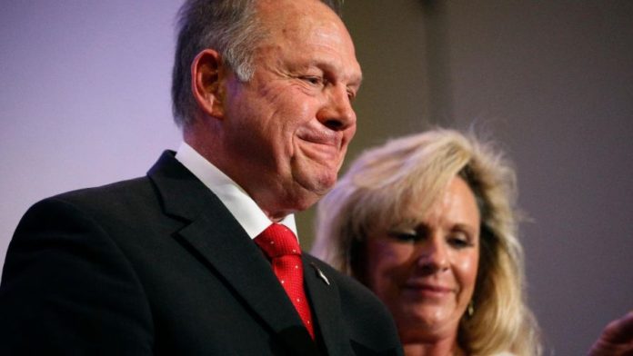 Roy moore, sexual harassment