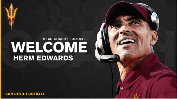 Arizona State Hires Herm Edwards Head Coach of Sun Devil Football