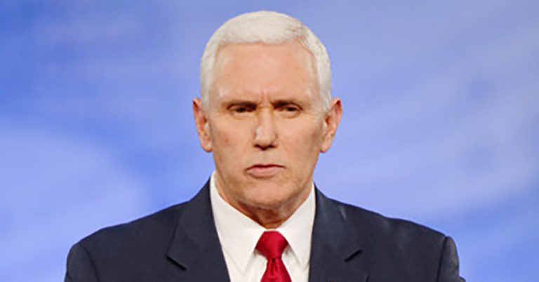 Vice President Mike Pence’s neighbors vandalize his home with rude greeting, social media reacts