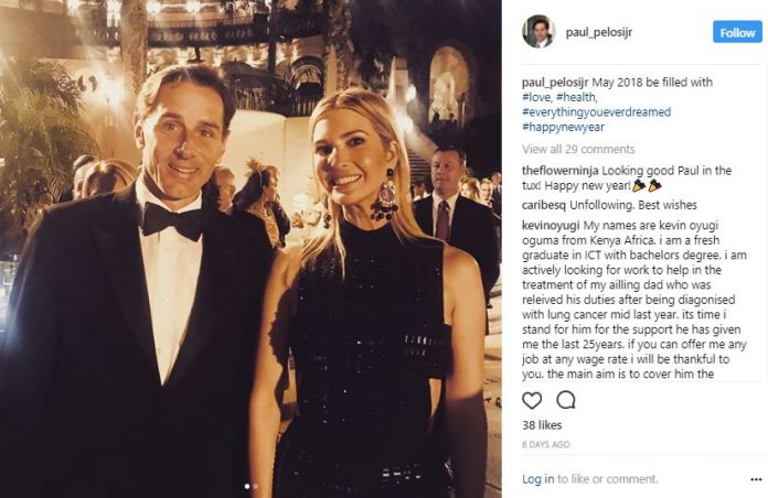 Paul Pelosi Jr. wit Ivanka Trump