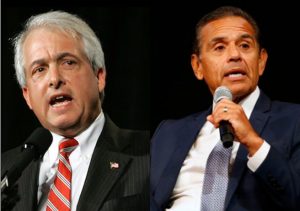 California Gubernatorial candidates Cox vs Villaraigosa
