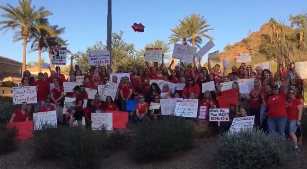 Arizona Educators RedforED movement