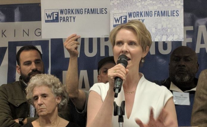 Cynthia Nixon Gets Working Families Party Endorsement