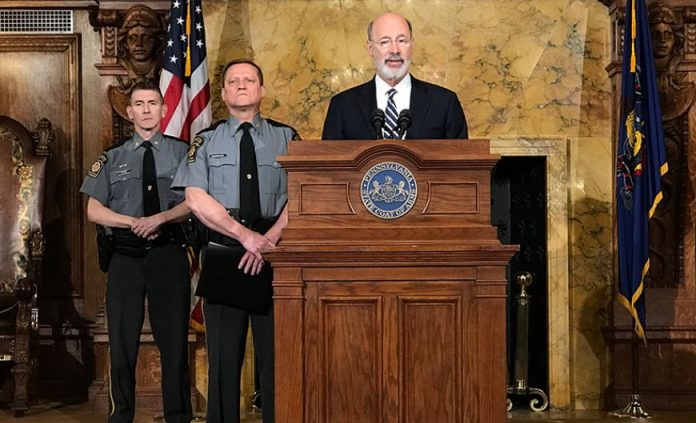 Gov. Tom Wolf pushes gun safety legislation