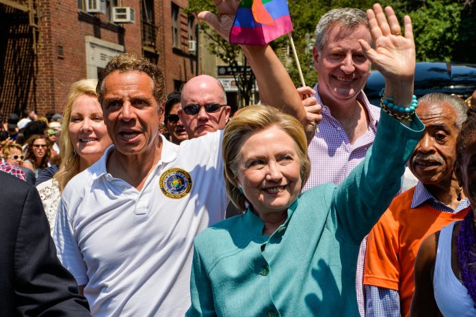 Gov. Cuomo and Hillary Clinton photo