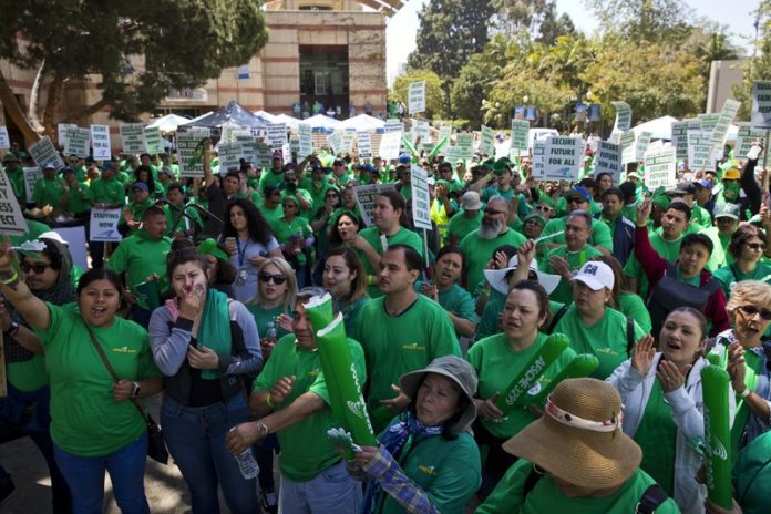 University of California service workers strike