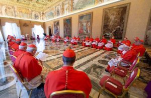 Vatican-Pope Francis and Cardinals