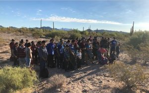 Arizona Border Patrol Agents Continue to Arrest Large Groups of Immigrants