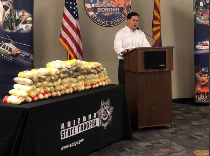 Gov. Ducey-Arizona Border Strike Force--Huge Drug Seizure