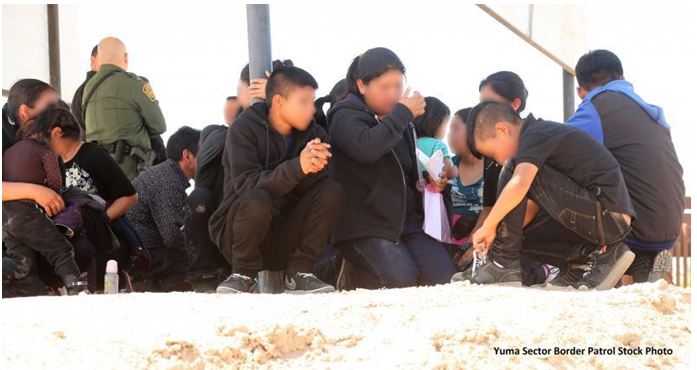 Yuma Sector Border Patrol agents arrested 188 immigrants