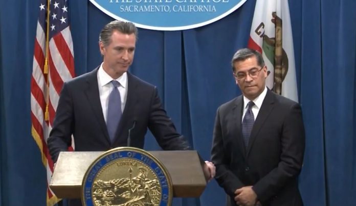 California Gov. Newsom-AG Becerra