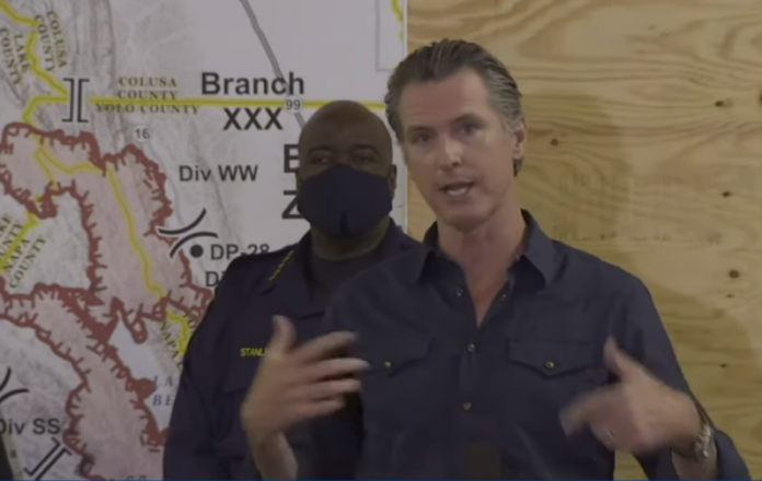 Gov, Newsom presscon California wildfires