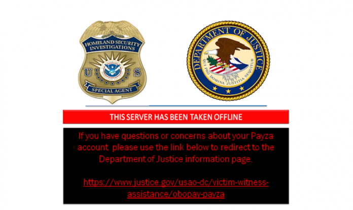 Payza seized by DOJ