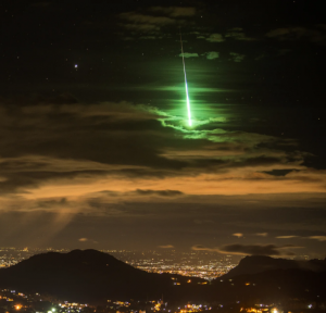 green meteor