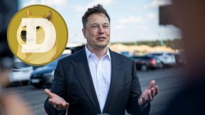 Dogecoin logo, Elon Musk wants Dogecoin to be listed on Coinbase