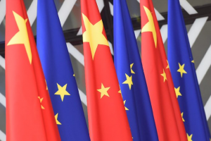 EU-China investment deal-flags