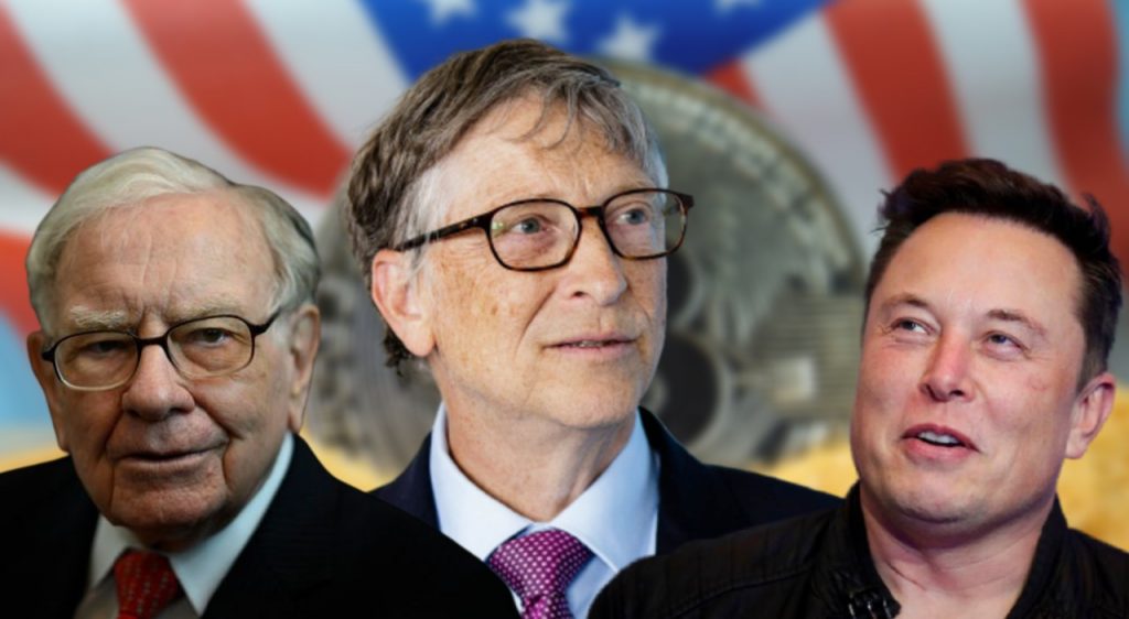 Bill Gates, Warren Buffett, Elon Musk
