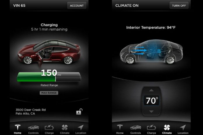 Tesla App will control car features via smart phone