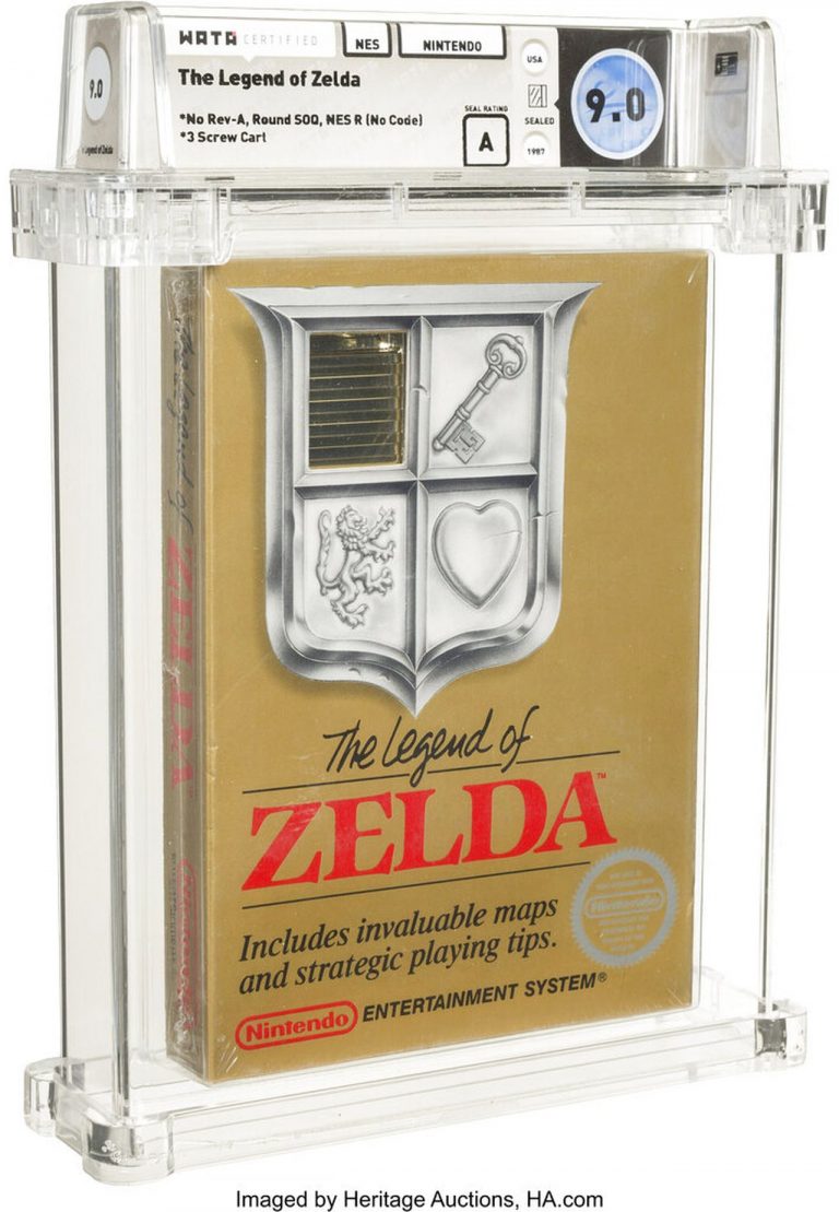 Early Legend of Zelda sold for $870,000
