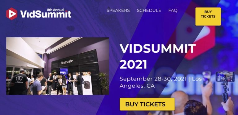 8th Annual VIDSUMMIT 2021 Celebrates Content Creators