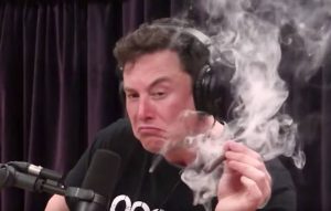 Elon Musk smoking weed