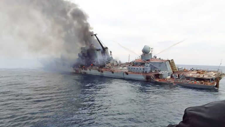 Russian Moskva sinks as Ukraine’s Mariupol falls