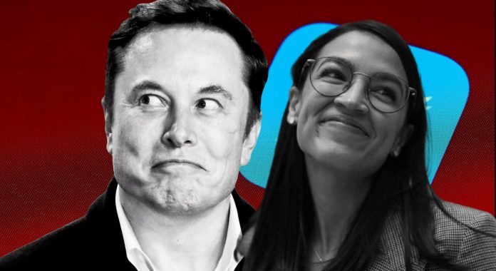 rep. alexandria ocasio-cortez vs Elon Musk