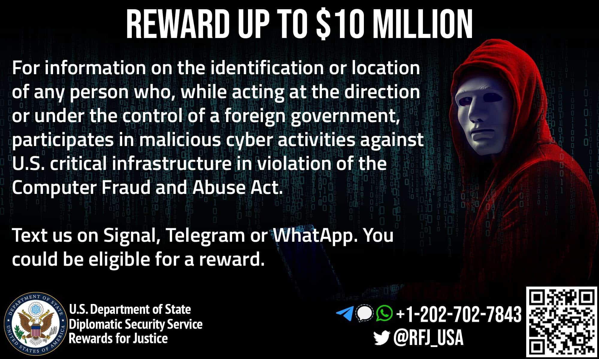 USA-10-million-reward-cybercriminals-russian-sandworm-hackers