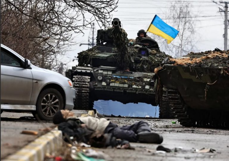 Ukraine regains control of Kyiv region, streets littered with bodies