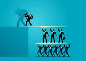 Ponzi Scheme Illustration