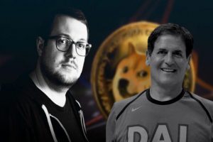 Dogecoin Co-creator Jackson Palmer On The Left - Billionaire Mark Cuban On The Right