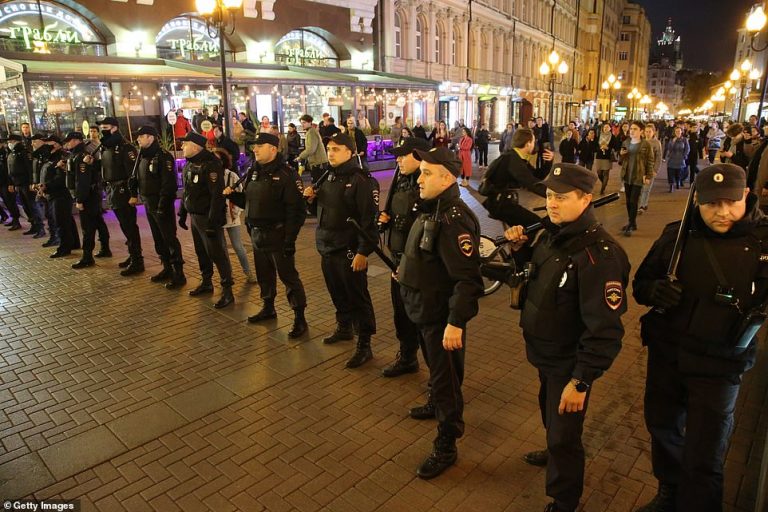 Russian “no to war” protest against Putin’s war with Ukraine 