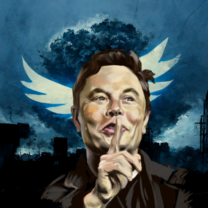 Elon Musk Twitter Digital Art