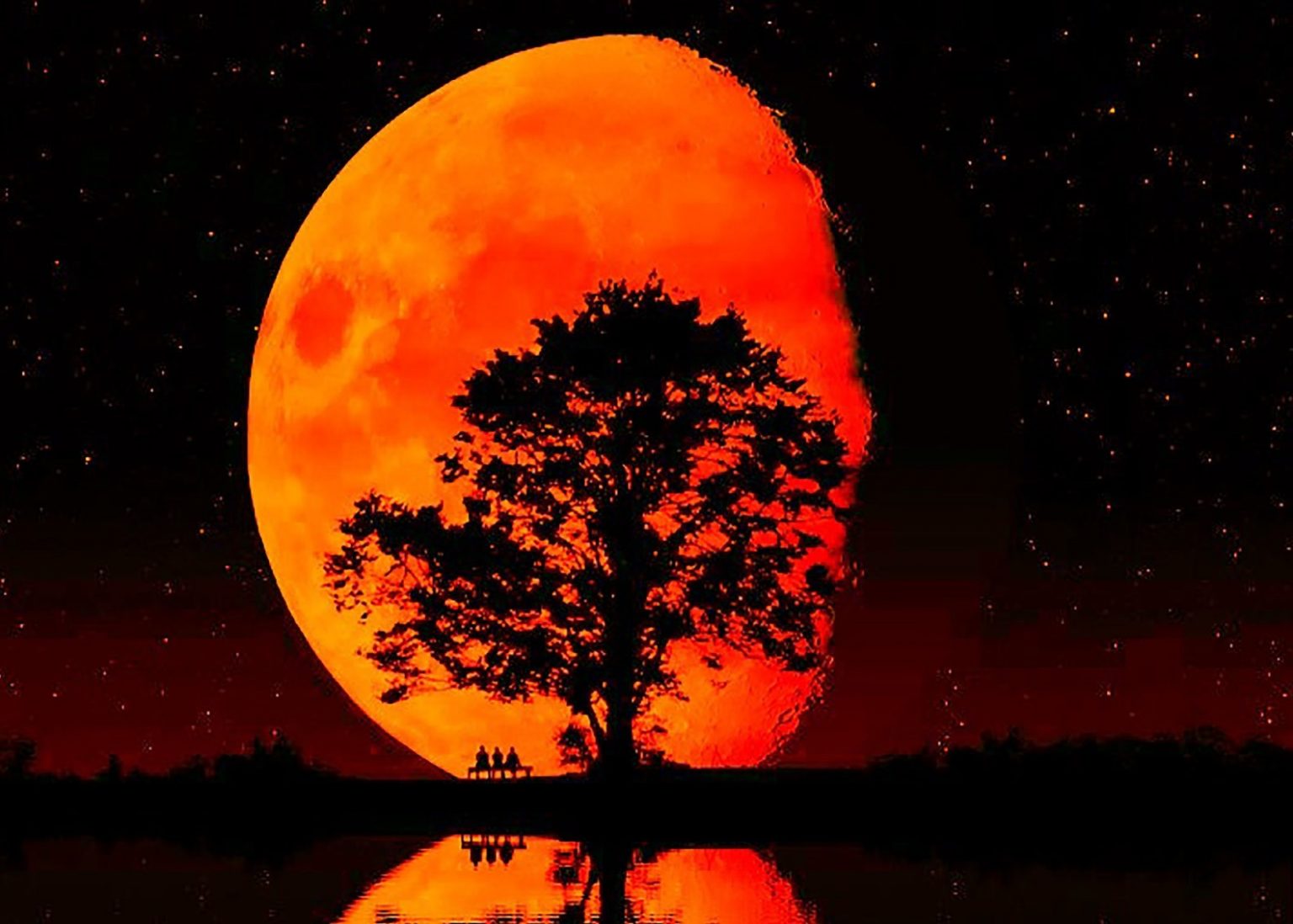Skywatchers Tuesday Brings A Total Eclipse Of The Blood Moon USA Herald