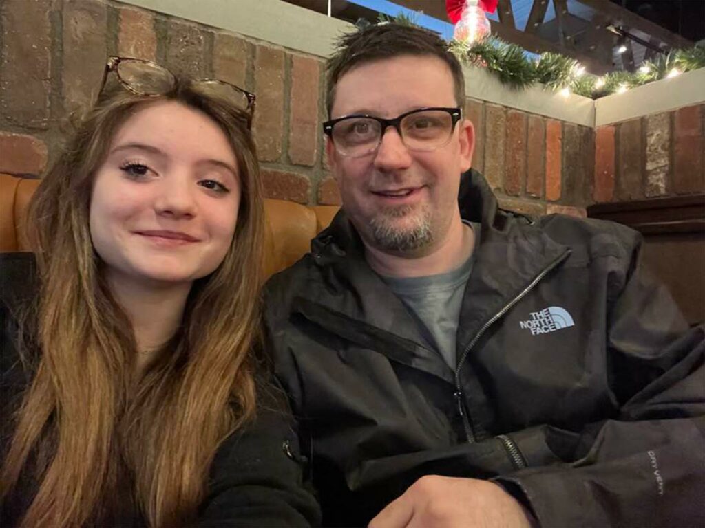 Adriana Davidson, 15 (seen with her dad, John), was found dead near her high school.