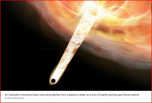 Hubble Space Telescope spots runaway black hole - USA Herald