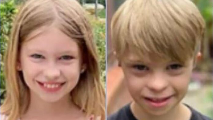 Brooke, 11, and her 12-year-old brother Adrian Gilley were located safely in High Springs, Florida, police said. (Liberty Police Department)