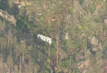 Bus Rolled Off Larimer County Road