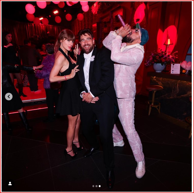 Travis Kelce Hosts Surprise Eras Tour Themed Party For Taylor Swift ...