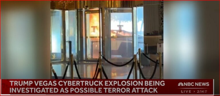 Tesla Cybertruck Exploded Outside Las Vegas Hotel on New Year’s Day