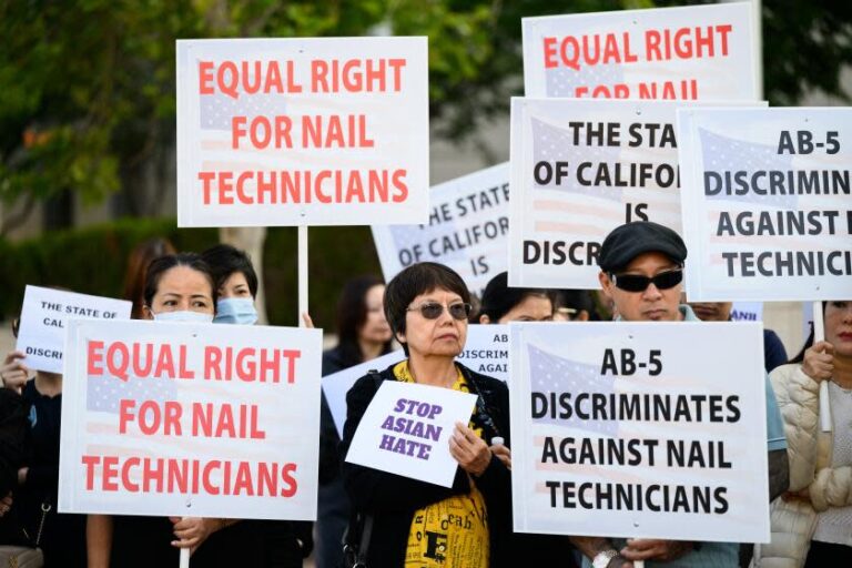 Vietnamese American Nail Salon Owners Sue California Alleging Labor Code Is Discriminatory