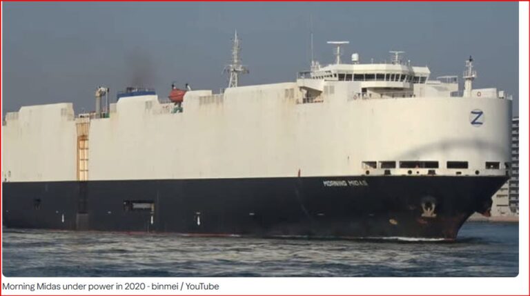 Morning Midas Fire Highlights Risks of Transporting EVs Across Oceans
