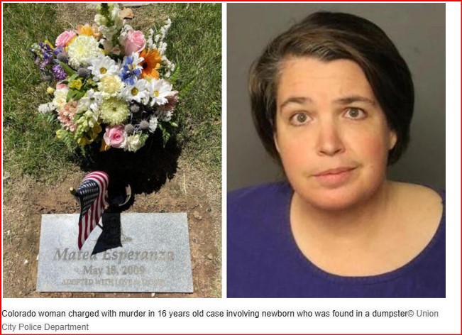 Colorado Woman Charged in 2009 Cold Case of Murdered Newborn Found in Dumpster