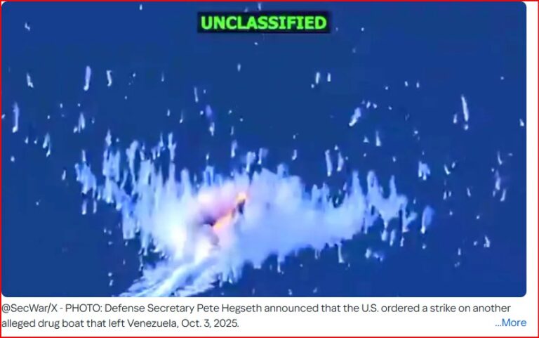 Trump Administration Strikes on Narcoterrorists in Waters off Venezuela 