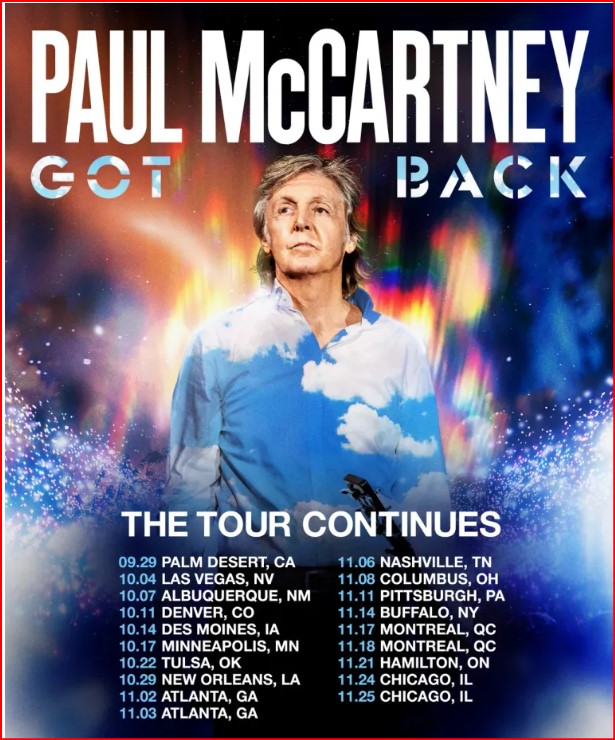 Paul McCartney Got Back Tour