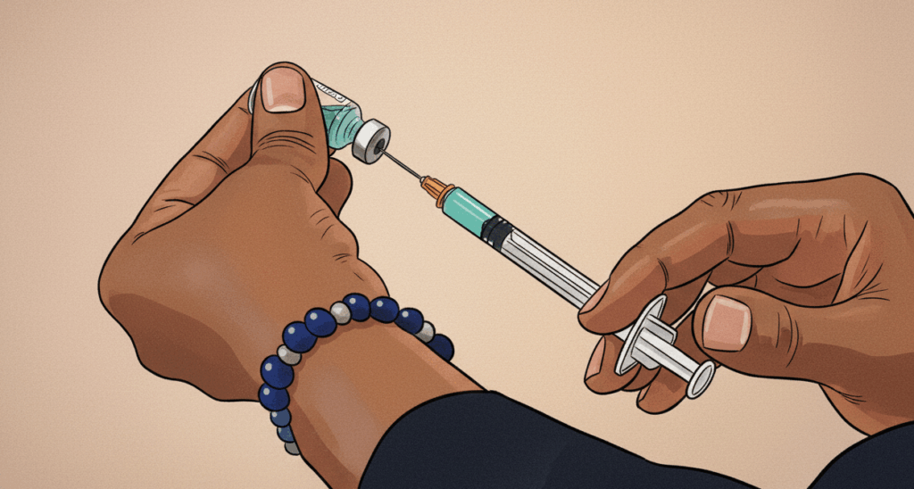 CDC Hepatitis B Shot end suit